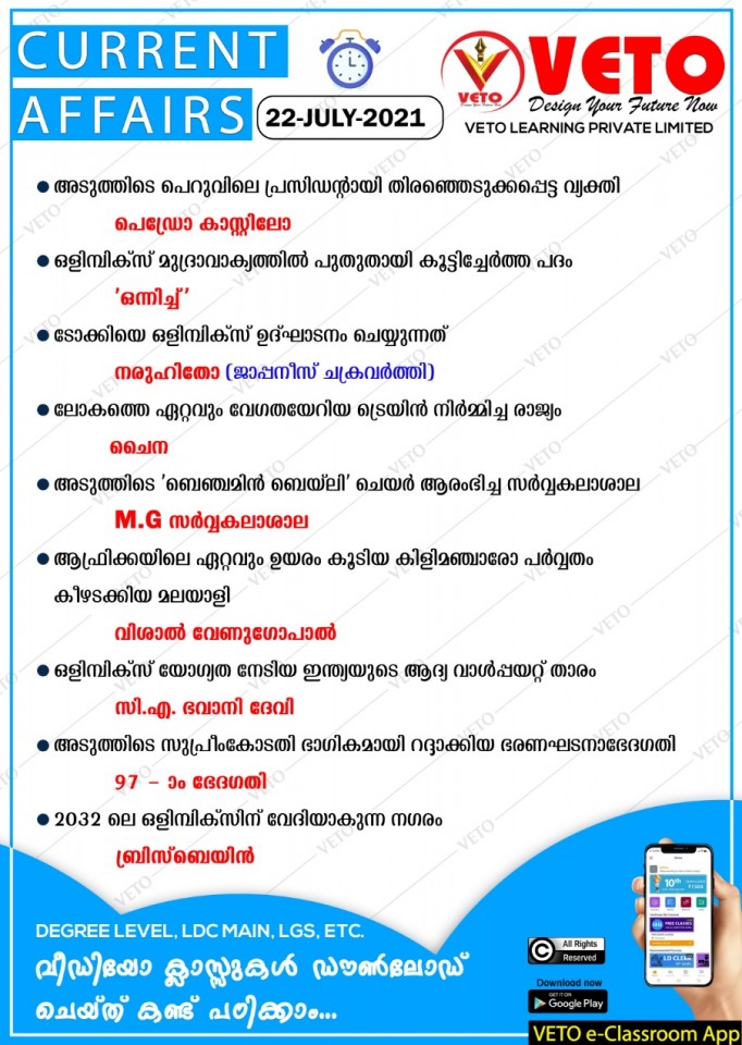 Current Affairs